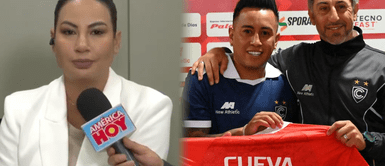 Pamela López expone a directivos del club Cienciano Pamela López expone a directivos del club Cienciano