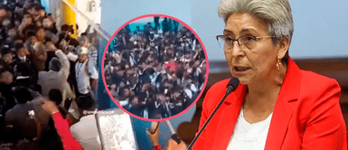 María Agüero expulsada por escolares en Arequipa tras declaraciones despectivas sobre la región María Agüero expulsada por escolares en colegio de Arequipa tras declaraciones despectivas sobre la región