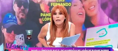 Magaly Medina le manda contundente mensaje a Pamela López. Magaly Medina molesta por mentiras de Pamela López sobre nueva pareja y la cuadra: “Quiso tomarme el pelo”