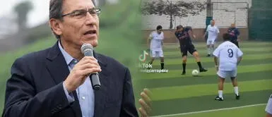 Martín Vizcarra disputa un partido de fulbito entre amigos y el final es aterrador Martín Vizcarra disputa un partido de fulbito entre amigos y el final es aterrador