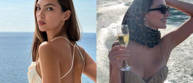 Natalie Vértiz enamora con romántico vestido midi al grabar para la marca Riccadonna Natalie Vértiz demuestra naturalidad con romántico vestido midi florado en sesión de fotos