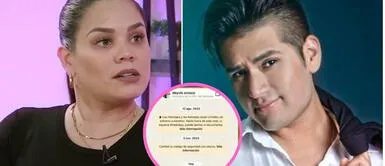 La modelo sorprende con este inesperado mensaje. Andrea San Martín revela PRUEBA de videollamada de Deyvis Orosco hace un mes: "Conmigo no iba a jugar"