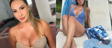 Pamela López reaparece con APOTEÓSICO vestido de color rosado bebe Pamela López reaparece con APOTEÓSICO vestido de color rosado bebé