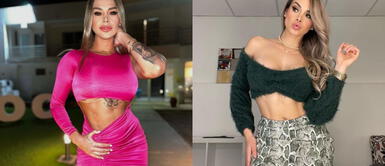 Jossmery Toledo se apodera de la noche al lucir un atrevido conjunto de cebra con grandes aberturas Jossmery Toledo se apodera de la noche con un atrevido top con aberturas gobernado por el print cebra