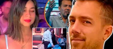 Julián Zucchi 'chotea' en VIVO a Priscila Mateo durante show Julián Zucchi 'chotea' en VIVO a Priscila Mateo durante show