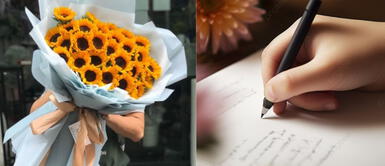 cartas para acompañar el ramo de flores amarillas Cartas para regalar flores amarillas este 21 de setiembre