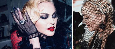 Madonna hipnotiza al lucir como Reina de negro en show de Dolce&Gabbana en Milan Fashion Week Madonna hipnotiza al lucir como Reina de negro en show de Dolce&Gabbana en Milan Fashion Week