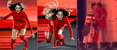 Belinda llora tras la aparatosa caída que sufrió en desfile de L'oreal Paris Filtran desgarrador llanto de Belinda tras caída en pasarela de L'Oréal París