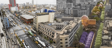 Antes y después de la avenida abancay Avenida Abancay irreconocible con túneles para vehículos y pistas peatonales