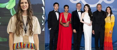 Chiara Macchiavello, diseñadora peruana de ESCVDO, recibe un premio en la Semana de la Moda de Milán. Chiara Macchiavello, diseñadora peruana, recibe premio en Milan Fashion Week