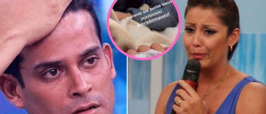 La conductora deja este inesperado mensaje en sus redes sociales. Karla Tarazona es internada tras varios días enferma: Christian Domínguez la apoya