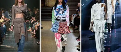 Faldas sobre Pantalones: Vuelve el look Y2K en la Fashion Week Primavera-Verano 2025 Faldas sobre Pantalones: Vuelve el look Y2K en la Fashion Week Primavera-Verano 2025