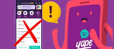 Revelan la razón por la que ya no podrás yapear, según el BCP Revelan la posible razón por la que ya no puedes yapear, según el BCP