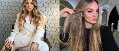 Carol Reali muestra con elegancia cómo combinar botas vaqueras con un vestido midi Carol Reali muestra con elegancia cómo combinar botas vaqueras con un vestido midi