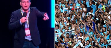 Hinchas de Sporting Cristal indignados con su Gerente General por burlarse de humillante derrota Hinchas de Sporting Cristal indignados con su Gerente General por burlarse de humillante derrota