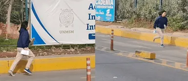 El hecho se volvió viral en redes sociales. ¡Cenicienta Moderna! Postulante pierde su zapato y corre para ingresar a 'San Marcos' / Video