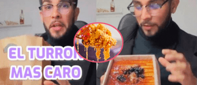 TikToker pagó más de 130 soles por turrón y su reacción deja en shock a seguidores TikToker pagó más de 130 soles por turrón y su reacción deja en shock a seguidores: "No es como el tradicional"