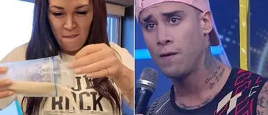 La modelo sorprende con esta inesperada acción. Angie Arizaga se equivoca y le da leche materna a Jota Benz: "¡Qué has hecho!"