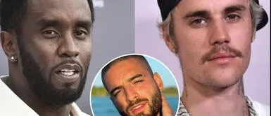 Maluma y Justin Bieber en fiestas de Sean Diddy Combs Filtran fotos de Maluma y Justin Bieber el polémica fiesta de Puff Daddy