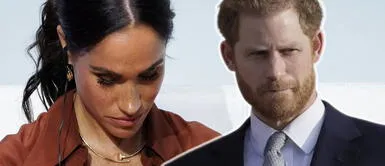 Meghan Markle y el príncipe Harry han estado bajo el escrutinio público desde que dejaron la familia real inglesa. Gesto de Meghan Markle que indicaría crisis matrimonial con el príncipe Harry