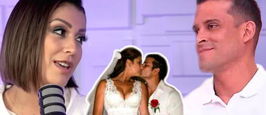 Karla Tarazona ADMITE EN VIVO que está CASADA con Christian Domínguez Karla Tarazona admite en vivo que tiene un fuerte compromiso con Christian Domínguez