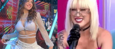 La 'chica selfie' tuvo fuerte enfrentamiento con Leslie Shaw. Leslie Shaw cuadra a Rosángela Espinoza por llamarla “payasa”: “Es ella, que sigue en ‘Esto es guerra’”