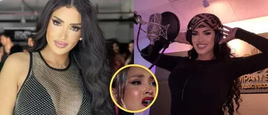 Michelle Soifer rinde homenaje al Señor de los Milagros en un magnífico vestido verde Michelle Soifer rinde homenaje al Señor de los Milagros en un magnífico vestido verde