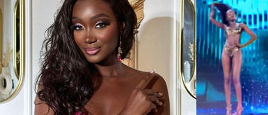 Miss Francia impacta impacta al arrancarse la peluca en el Miss Grand 20224 Miss Francia impacta al arrancarse la peluca en el Miss Grand International 2024