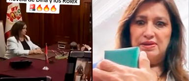 La actriz Lilian Nieto interpreta a Dina Boluarte en la serie "Los Waykis" Filtran imágenes de la serie sobre Dina Boluarte y el Caso Rolex: escándalo llega a la ficción
