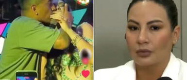 La expareja sorprende con este mensaje en sus redes sociales. El inesperado mensaje de Pamela López mientras Cueva y Pamela Franco se besaban en un concierto