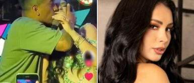 La cantante deja este poderoso mensaje. El contundente mensaje de Pamela Franco después de recibir beso de Cueva: "Solo uno"