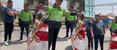 Policía detiene a un auto con “un cadáver” amarrado en una bolsa negra en Halloween Policía detiene a un auto con “cadáver” amarrado en bolsa negra en Halloween