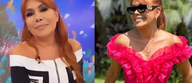 Magaly Medina brilla en un vestido metalizado en su 27 aniversario televisivo Magaly Medina celebra 27 Años de programa televisivo en un impactante vestido metalizado