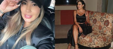 Pamela Lopéz se adelanta al verano con un vestido bicolor que marca tendencia Pamela Lopéz se adelanta al verano con un vestido maxi bicolor con doble abertura