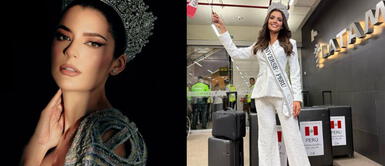 Tatiana Calmell conquista el Miss Universo con su look inspirado en la bandera peruana Tatiana Calmell conquista el Miss Universo con look inspirado en colores peruanos
