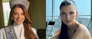 Tatiana Calmell desborda alta moda al lucir un look total denim en el Miss Universo Tatiana Calmell desborda alta moda al lucir un look total denim en Miss Universo