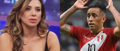 Mónica Cabrejos se va de boca con Christian Cueva. Mónica Cabrejos no se guarda nada sobre Christian Cueva: 'El perro cambia de dueña, pero no de maña'