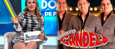 Integrante de Orquesta Candela sorprende al revelar su romance EN VIVO con conductora de Panamericana TV Integrante de Orquesta Candela sorprende al revelar su romance EN VIVO con conductora de Panamericana TV