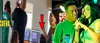 Christian Cueva tuvo que ser sacado de estudio donde grababa ‘El Cervecero’ con Pamela Franco Christian Cueva tuvo que ser sacado de estudio donde grababa con Pamela Franco