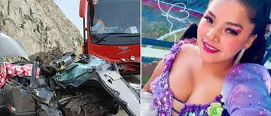 Orquesta folclórica sufre accidente. Cantante folclórica y su orquesta sufren accidente: Había un bebé en el choque