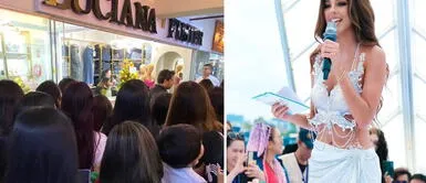 Luciana Fuster INAUGURÓ su primera tienda de ropa en Gamarra Luciana Fuster inauguró su primera tienda de ropa en Gamarra