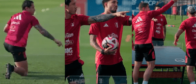 Lapadula y Peña 'pelean' con Corzo y Trauco antes del Perú vs. Chile Lapadula y Peña 'pelean' con Corzo y Trauco antes del Perú vs. Chile: "¡Qué pasó, h..."