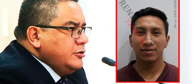 Ministro del Interior anunció prohibición de asistir a funeral del policía feminicida. Foto: composición LR/captura Latina Ministro del Interior da orden a PNP de no asistir a sepelio de feminicida o recibirán implacable castigo