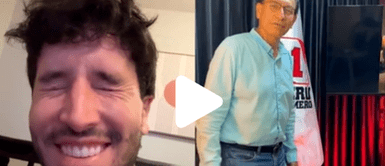 Sebastián Yatra reacciona así a vídeo de Martín Vizcarra Sebastián Yatra deja en shock a todos al reaccionar así a video de Martín Vizcarra