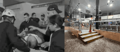 Cámaras de seguridad captaron cómo fue el ataque a colectiveros informales. Cámaras de seguridad revelan el violento ataque a colectiveros informales en Av. México