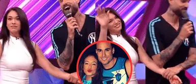 Jazmín Pinedo y Gino Assereto tienen emotivo reencuentro. Jazmín Pinedo y Gino Assereto tienen emotivo reencuentro en TV y abandonan el set juntos