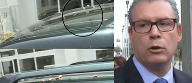 Lanzan huevos y piedras a ministro de Educación y Dina Boluarte. Ataque con huevos y piedras a ministro de Educación: Dina Boluarte huye entre protestas