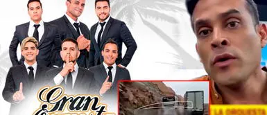 Captan a bus de "Gran Orquesta Internacional" realizando peligrosa maniobra en carretera Captan a bus de "Gran Orquesta Internacional" realizando peligrosa maniobra en carretera