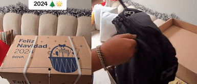 Canasta navideña BBVA 2024 La increíble canasta navideña BBVA 2024: Con mochila incluida y más de 30 productos