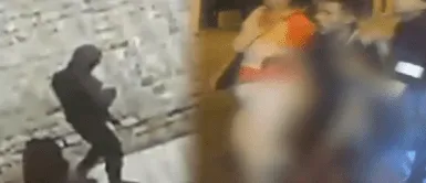 Dinamita detona en manos de extorsionador en Independencia Video capta momento en que dinamita le vuela la mano a extorsionador en Independencia